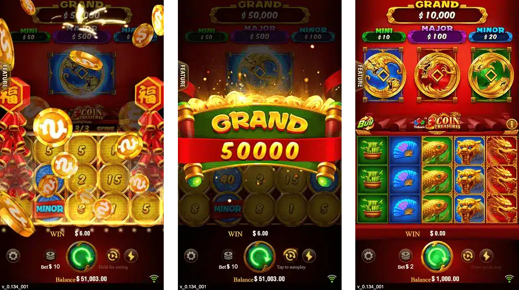 3 Coins 51Gamecom Bonus